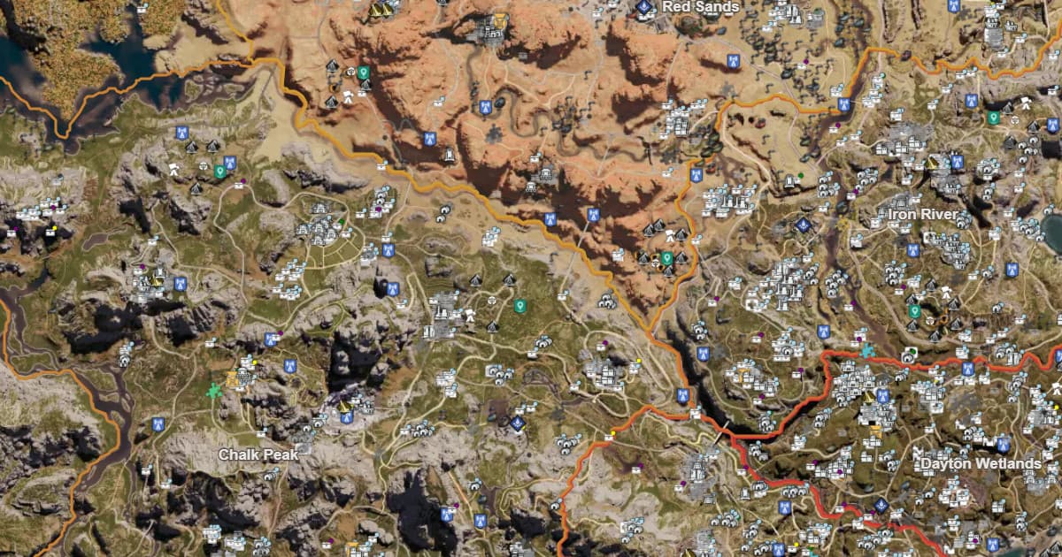 Once Human map preview