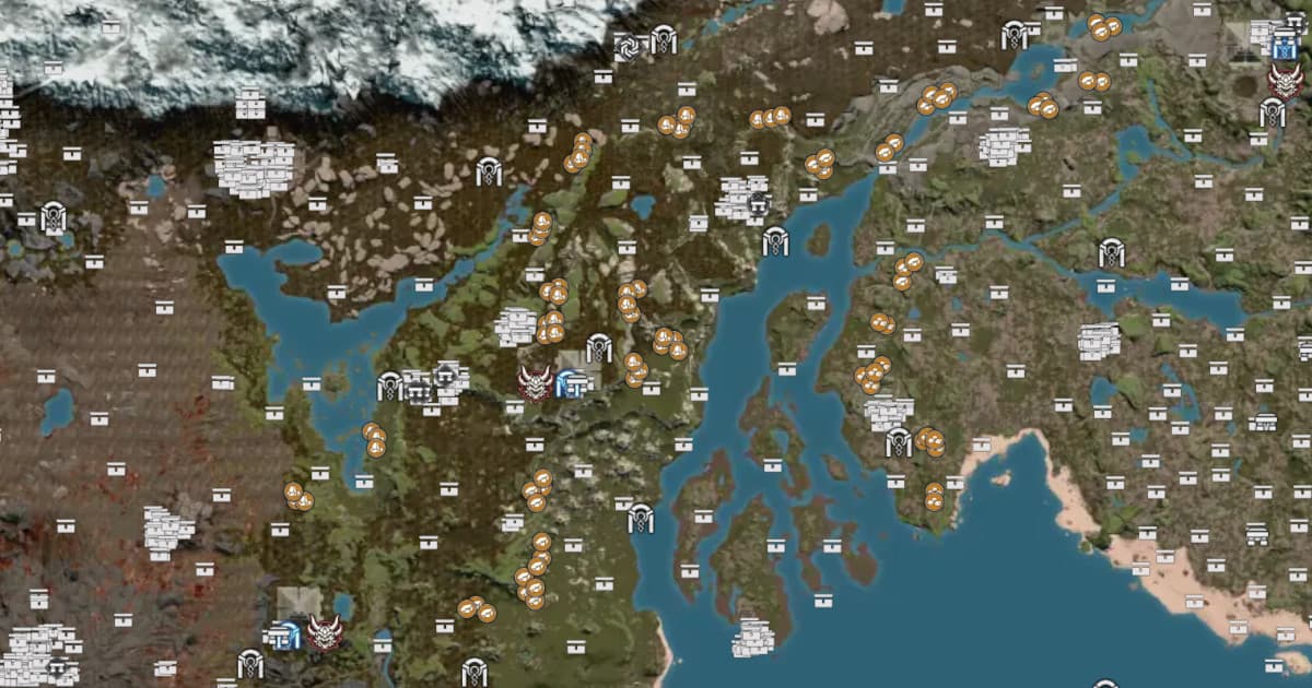 Soulmask map preview