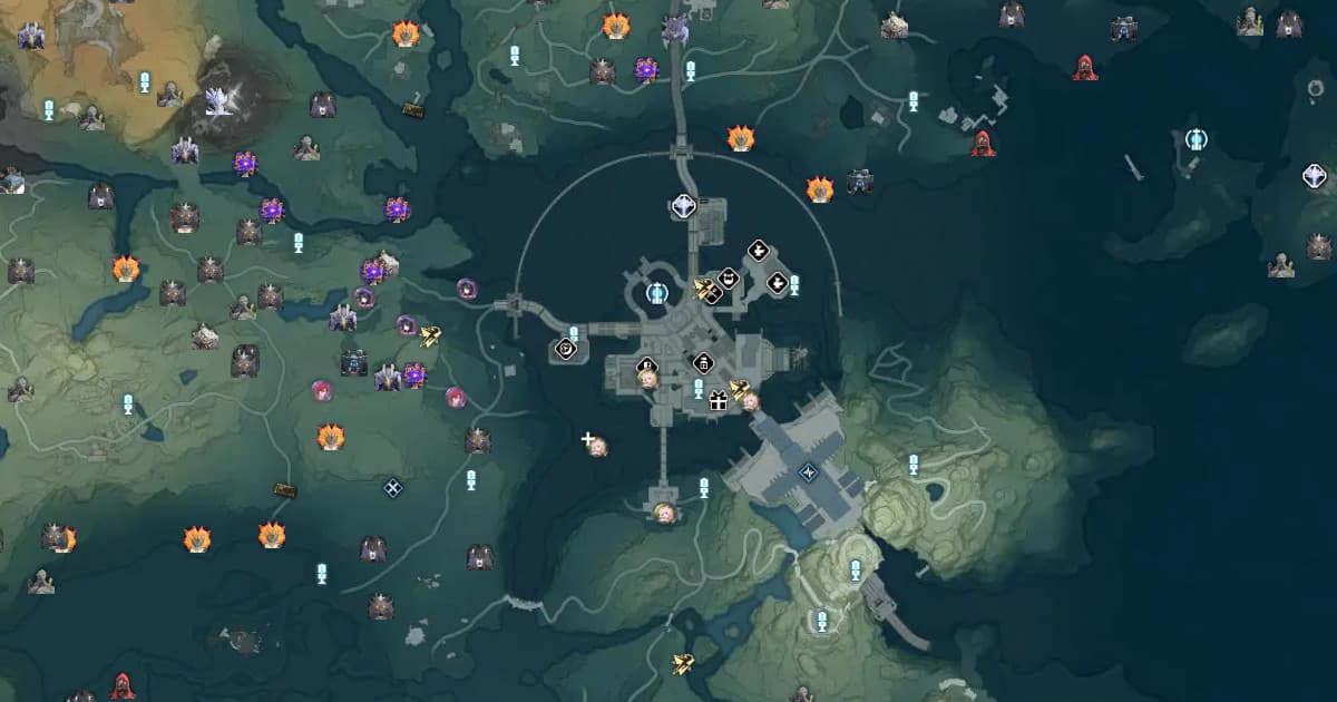 Wuthering Waves map preview